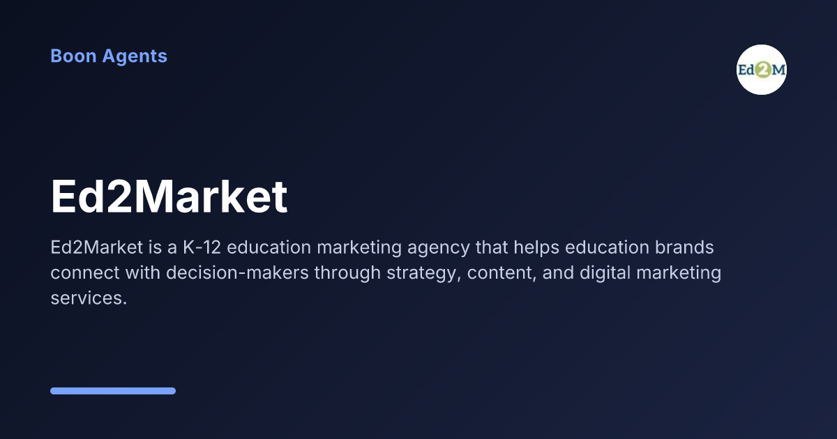 Ed2Market — company overview