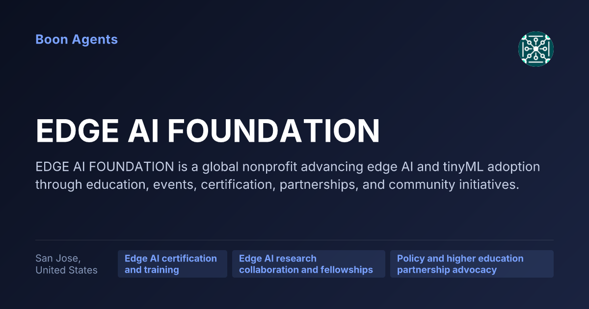 EDGE AI FOUNDATION — company overview