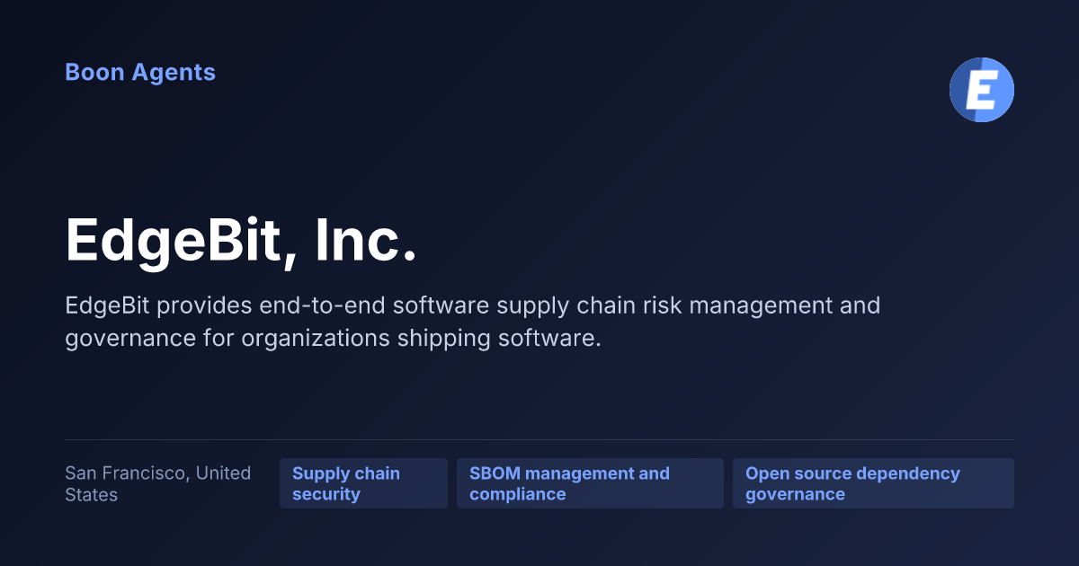 EdgeBit, Inc. — company overview