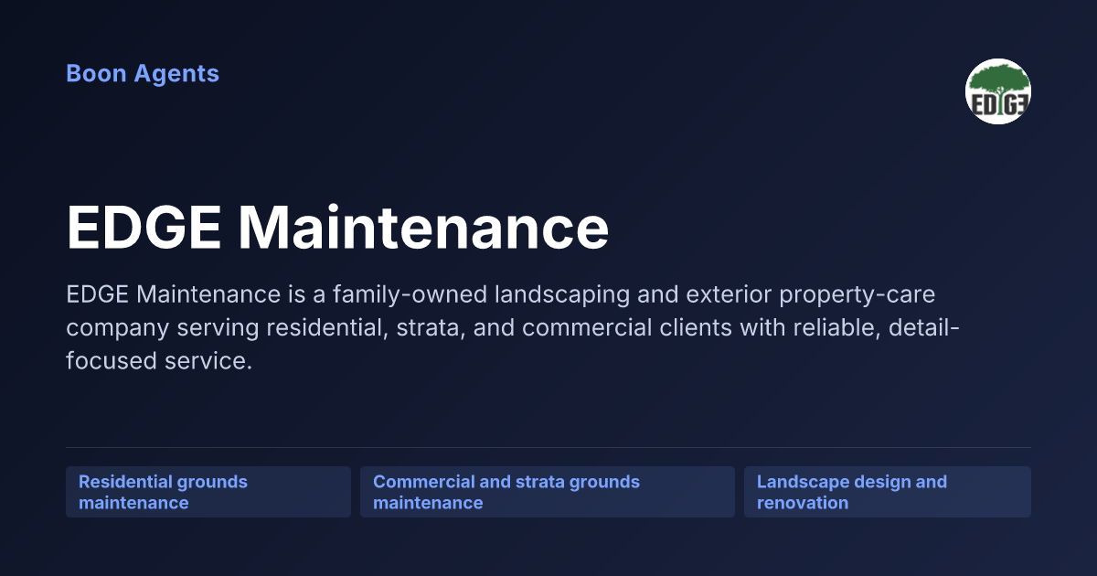 EDGE Maintenance — company overview