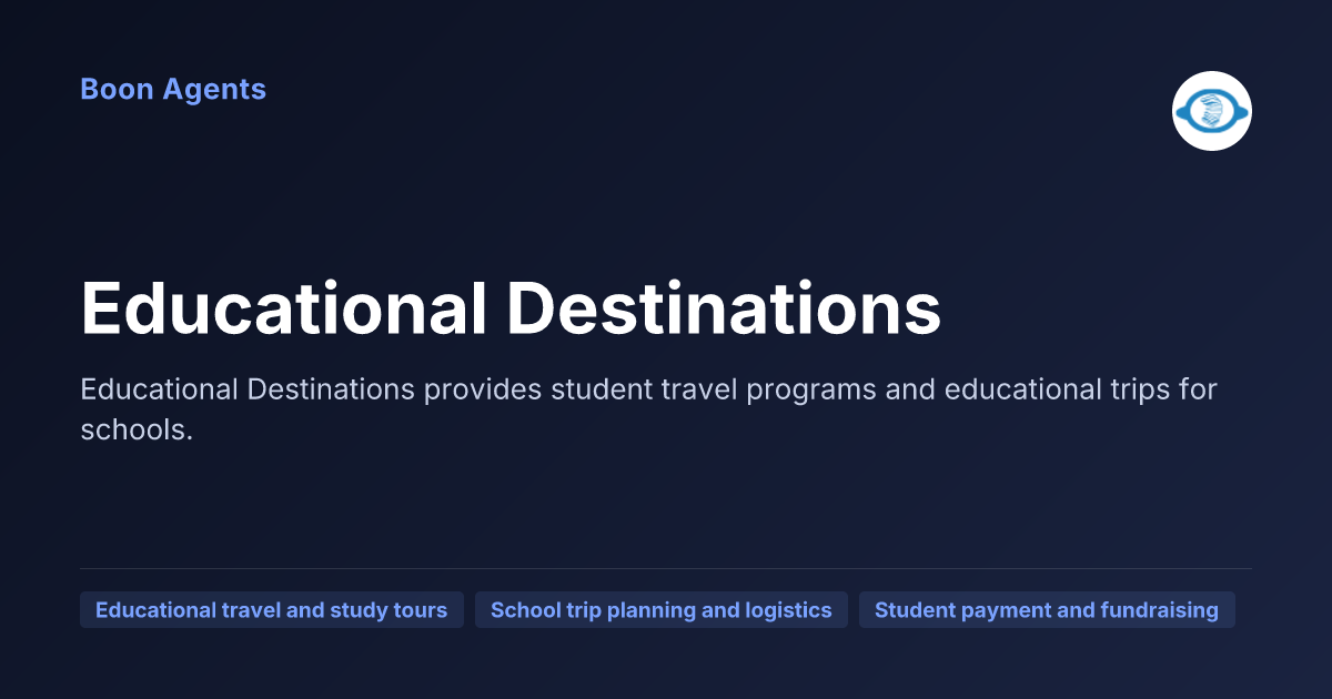 Educational Destinations — company overview