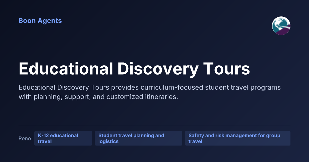 Educational Discovery Tours — company overview