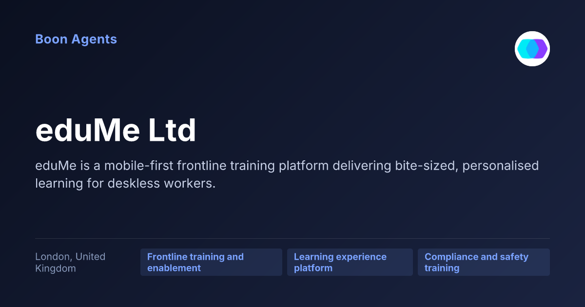 eduMe Ltd — company overview