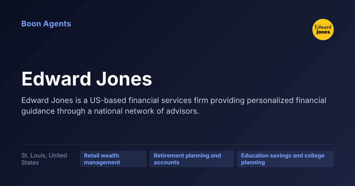 Edward Jones — company overview