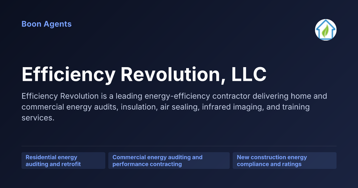 Efficiency Revolution, LLC — company overview