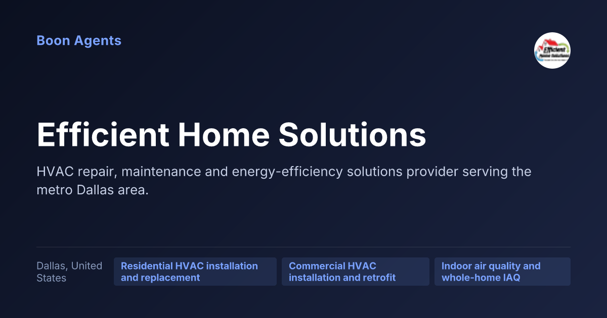Efficient Home Solutions — company overview