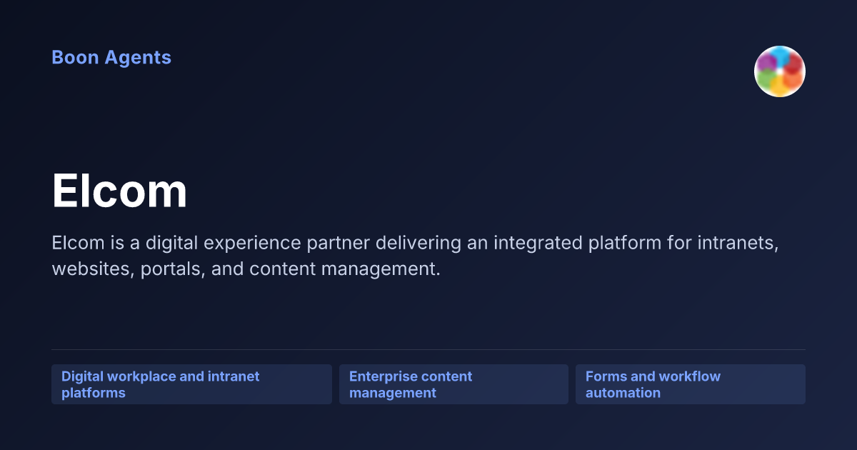 Elcom — company overview