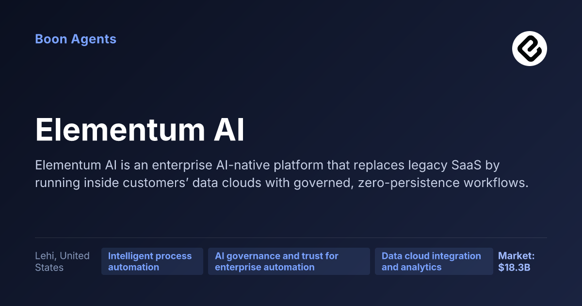 Elementum AI — company overview