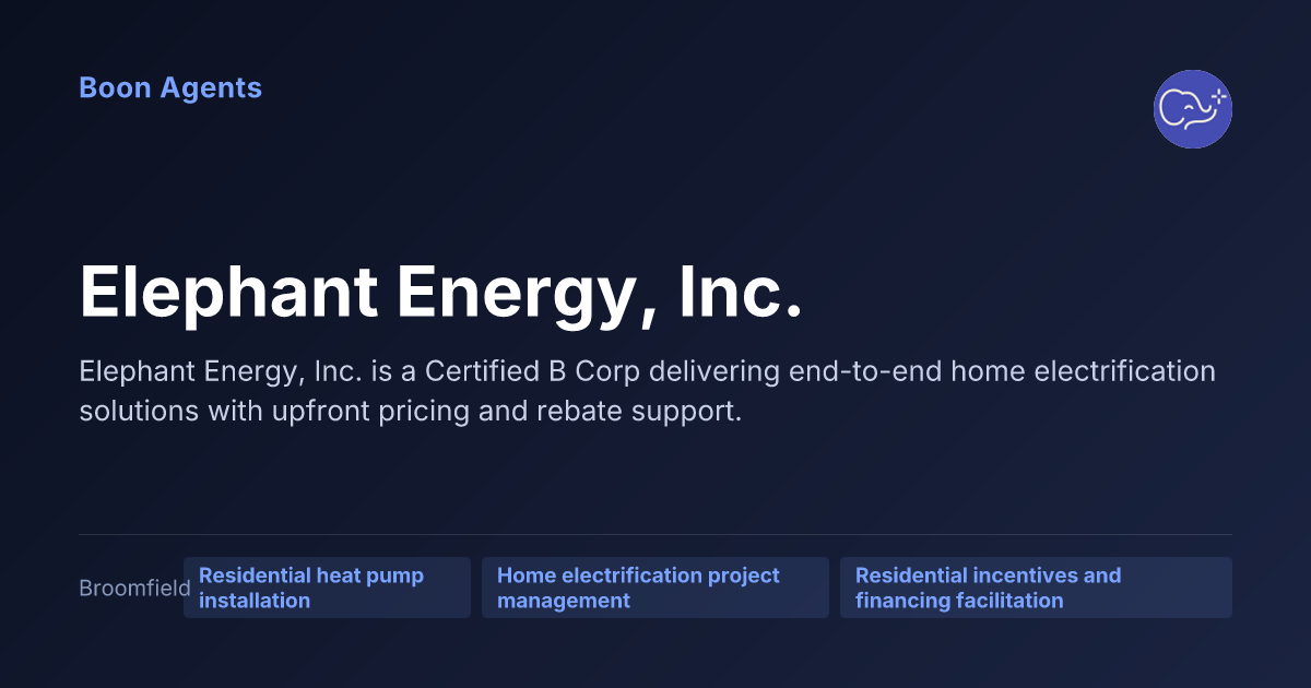 Elephant Energy, Inc. — company overview