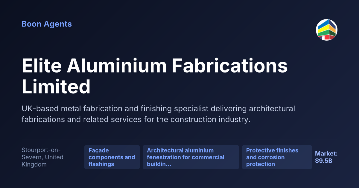 Elite Aluminium Fabrications Limited — company overview