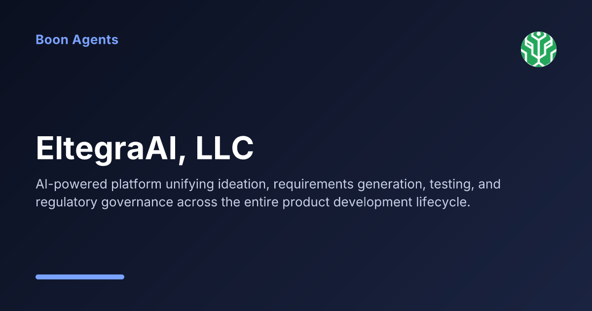 EltegraAI, LLC — company overview