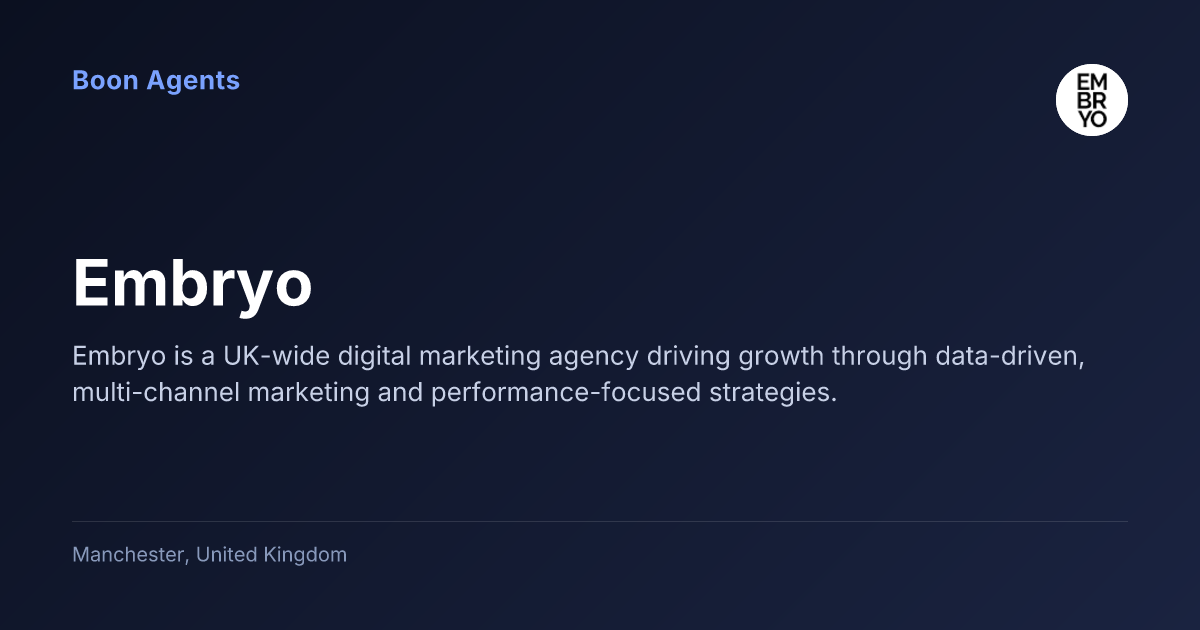 Embryo — company overview