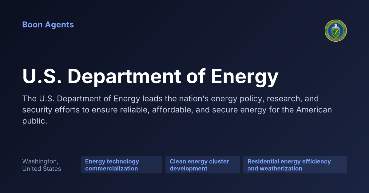 U.S. Department of Energy — company overview