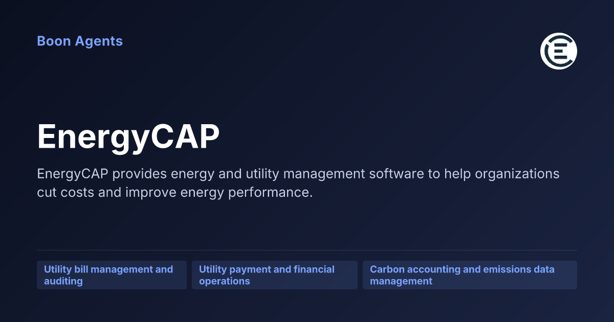 EnergyCAP — company overview