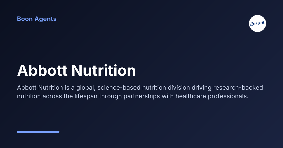 Abbott Nutrition — company overview