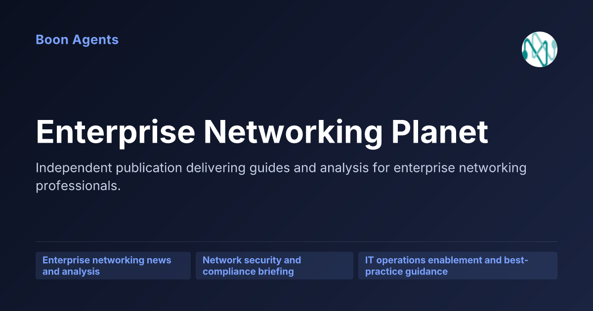 Enterprise Networking Planet — company overview
