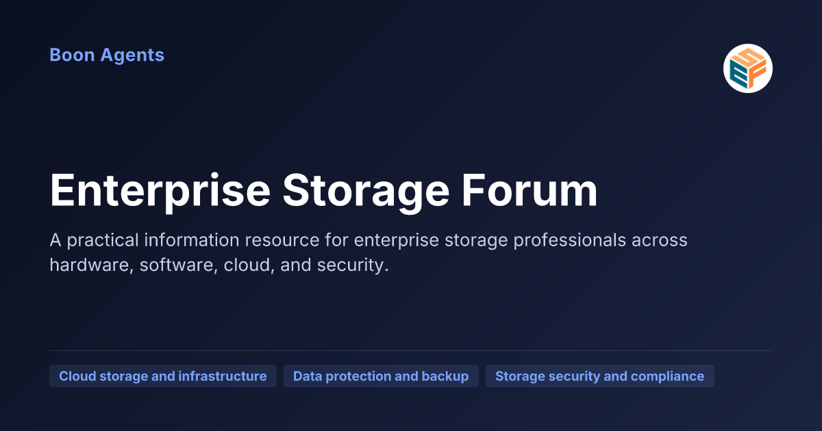 Enterprise Storage Forum — company overview