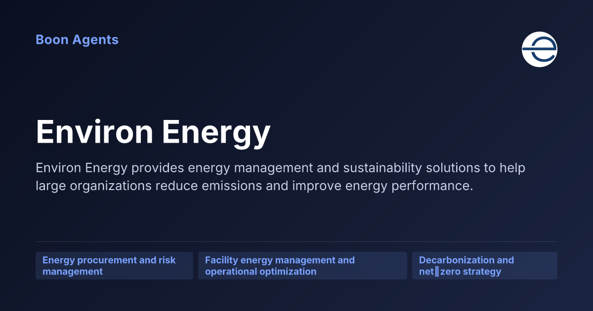 Environ Energy — company overview