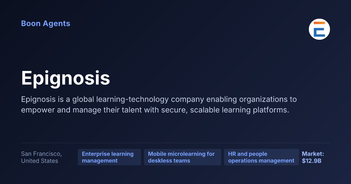 Epignosis — company overview