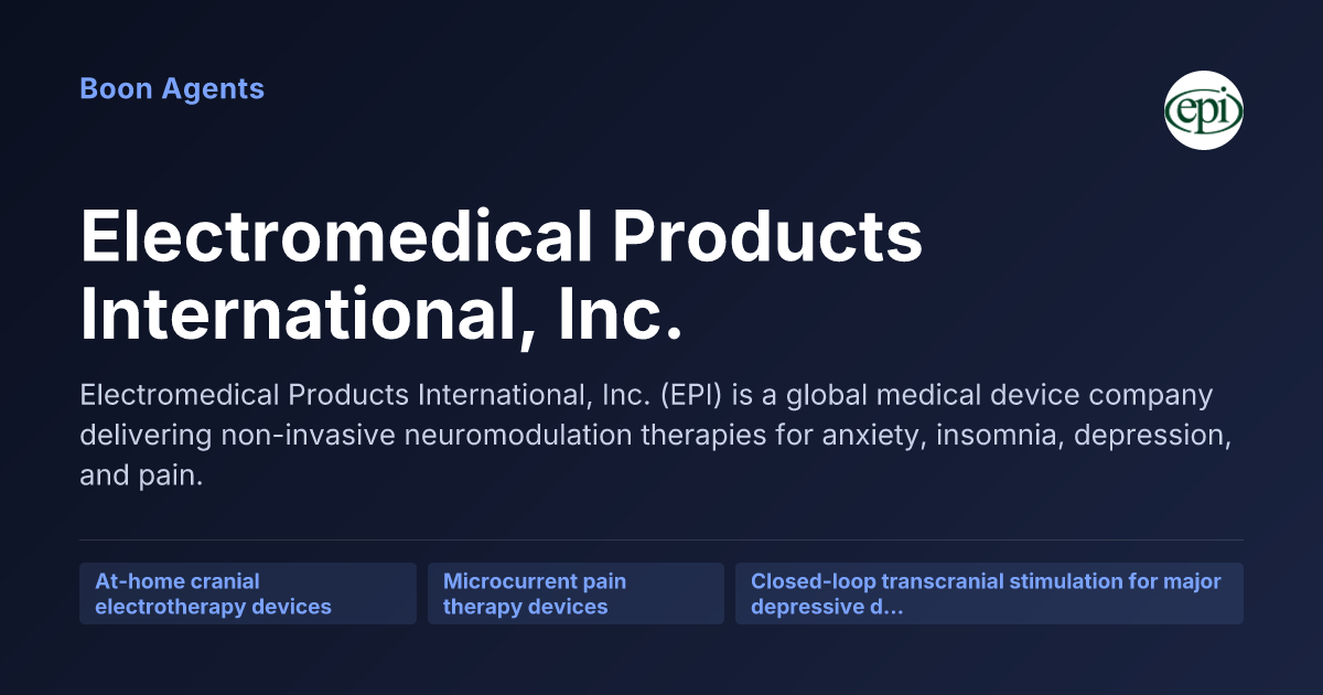 Electromedical Products International, Inc. — company overview