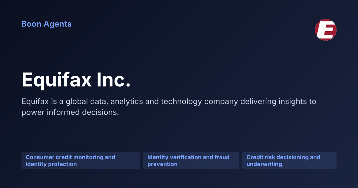 Equifax Inc. — company overview