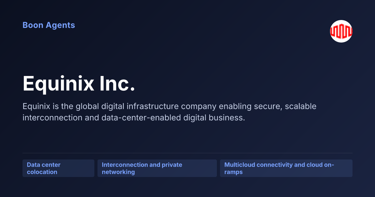 Equinix Inc. — company overview