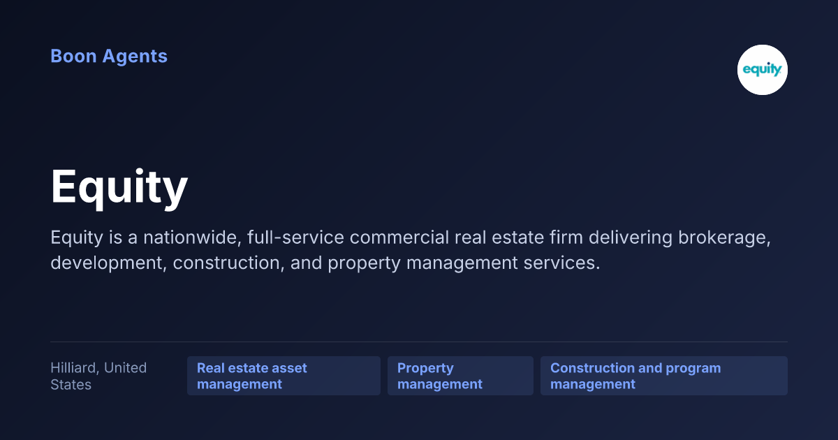 Equity — company overview