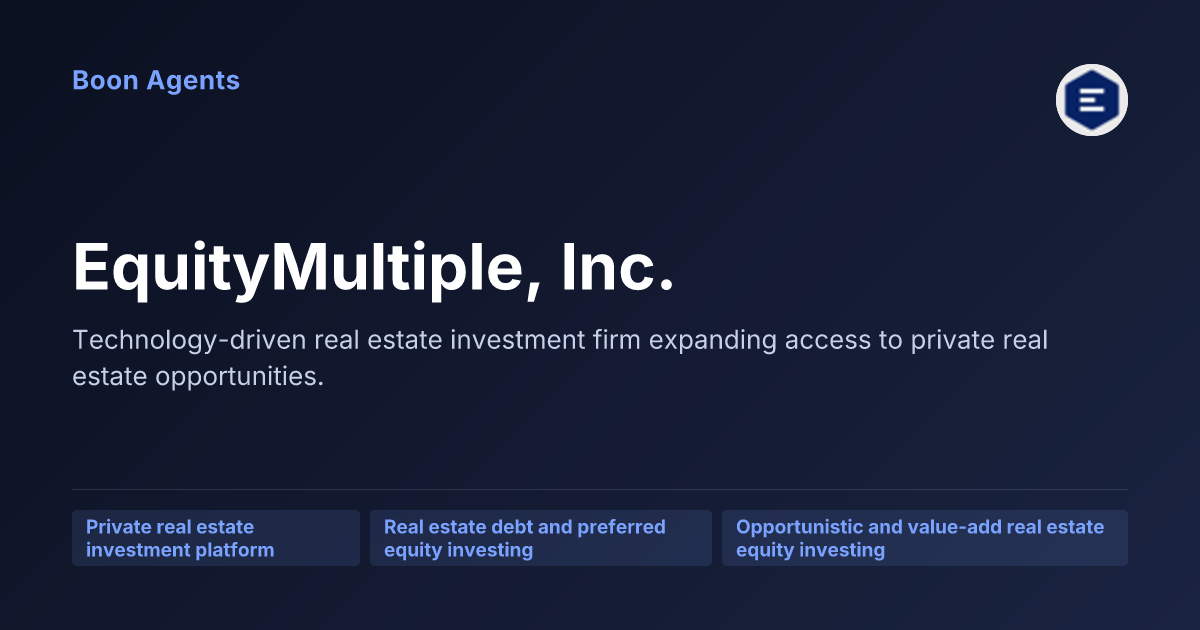 EquityMultiple, Inc. — company overview