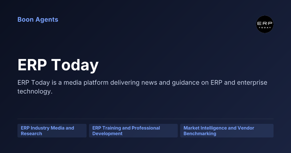 ERP Today — company overview