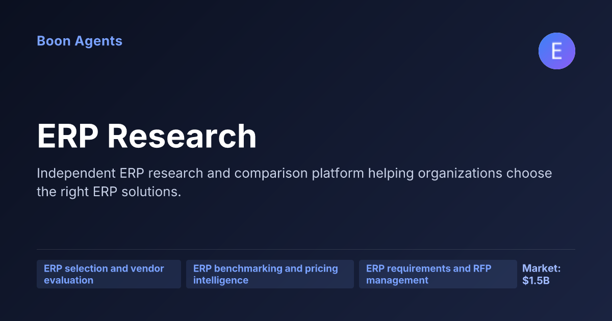 ERP Research — company overview