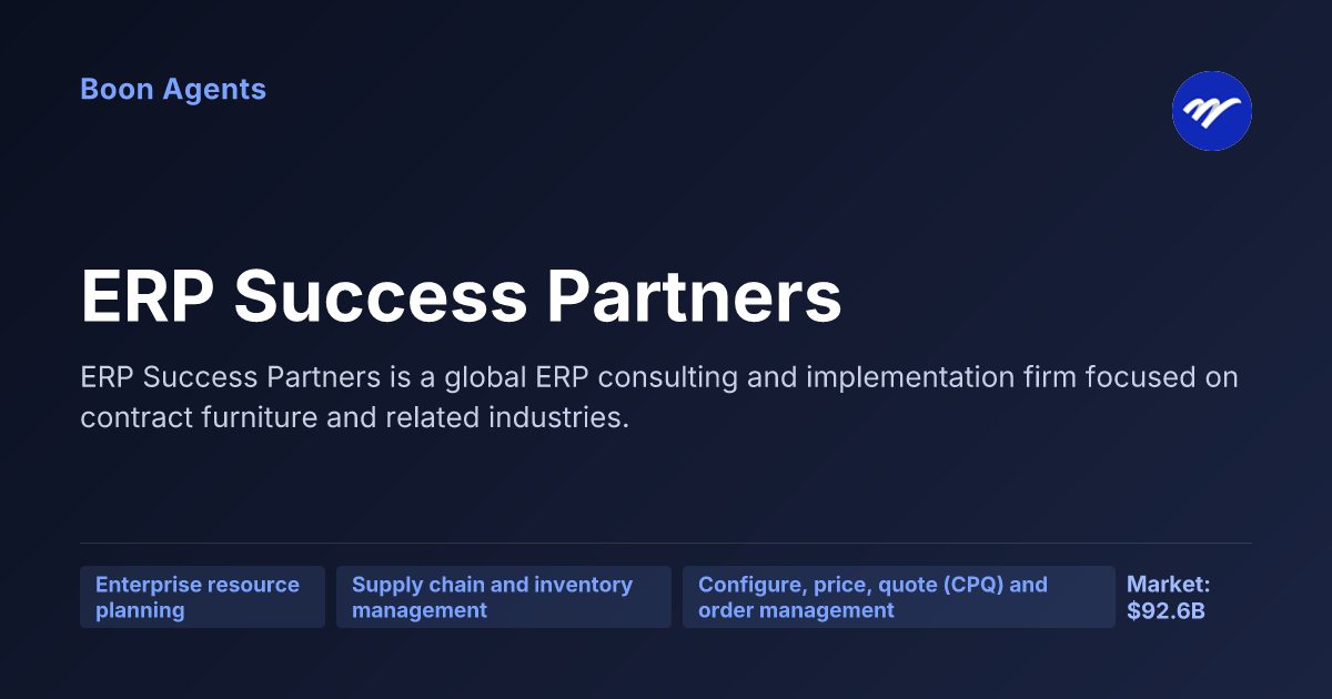 ERP Success Partners — company overview
