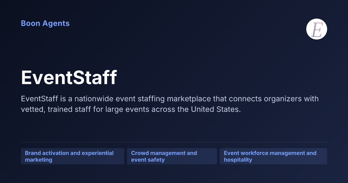 EventStaff — company overview