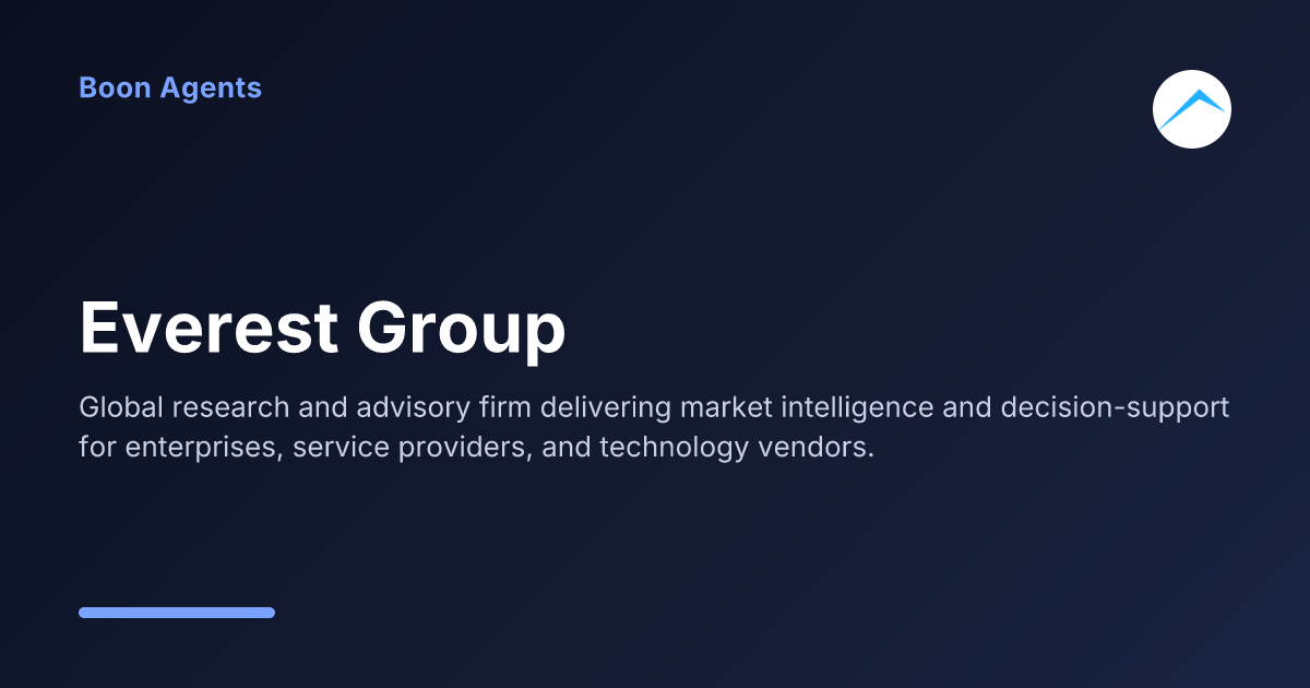 Everest Group — company overview
