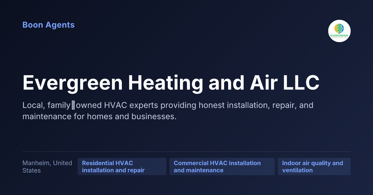 Evergreen Heating and Air LLC — company overview
