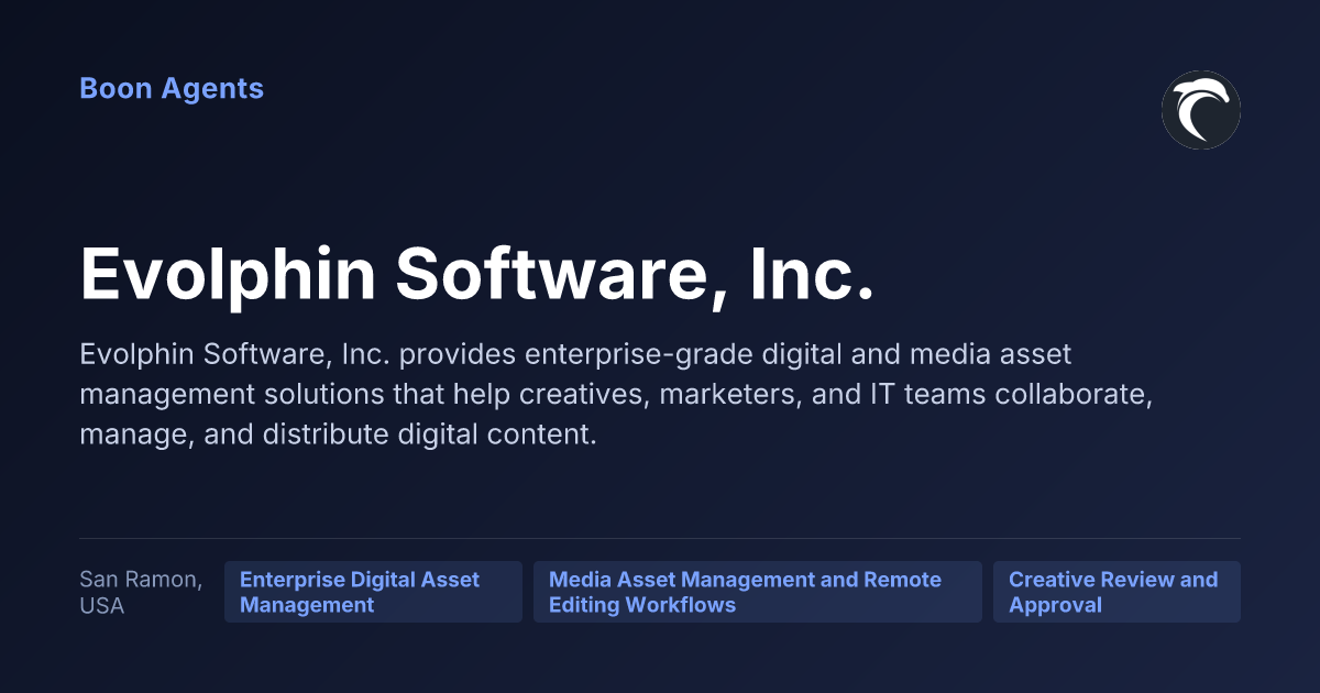 Evolphin Software, Inc. — company overview
