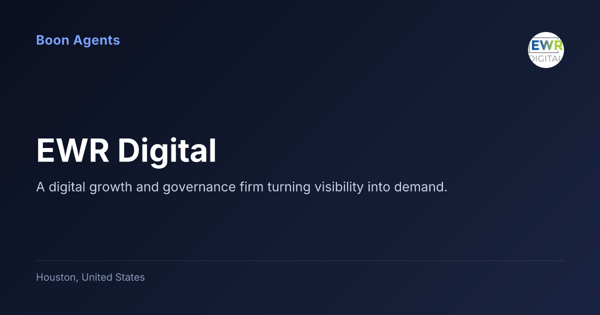 EWR Digital — company overview