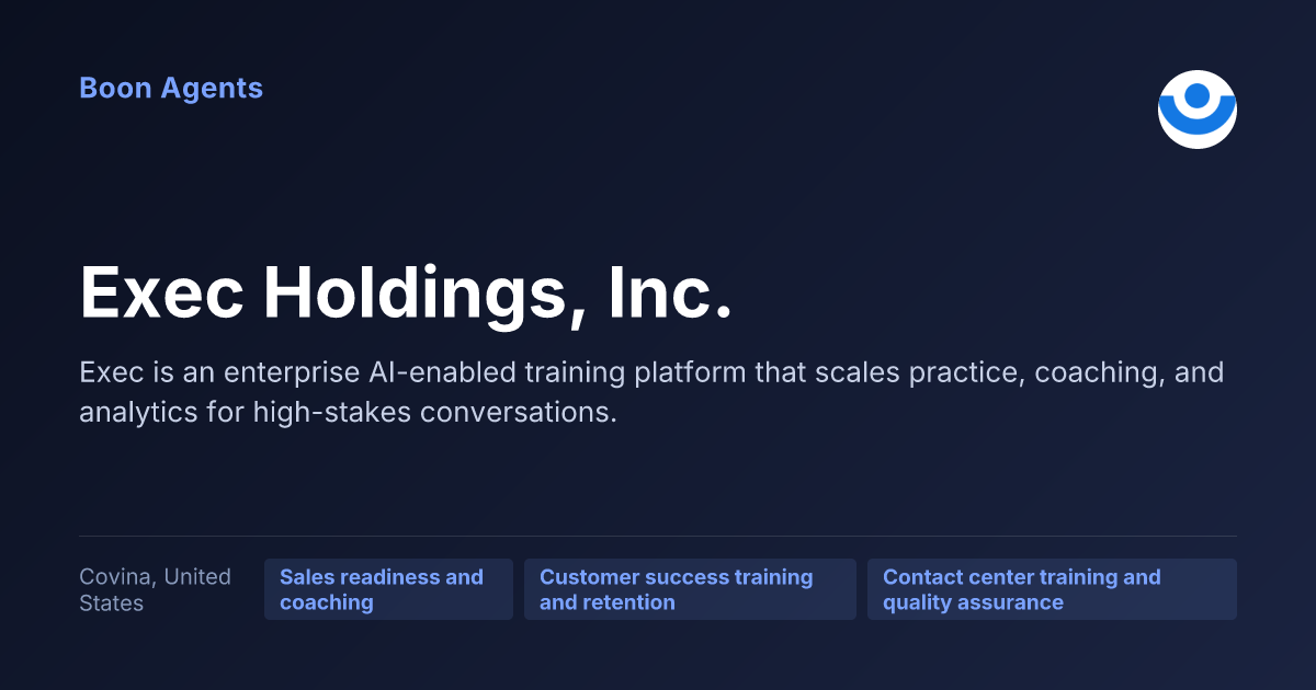 Exec Holdings, Inc. — company overview