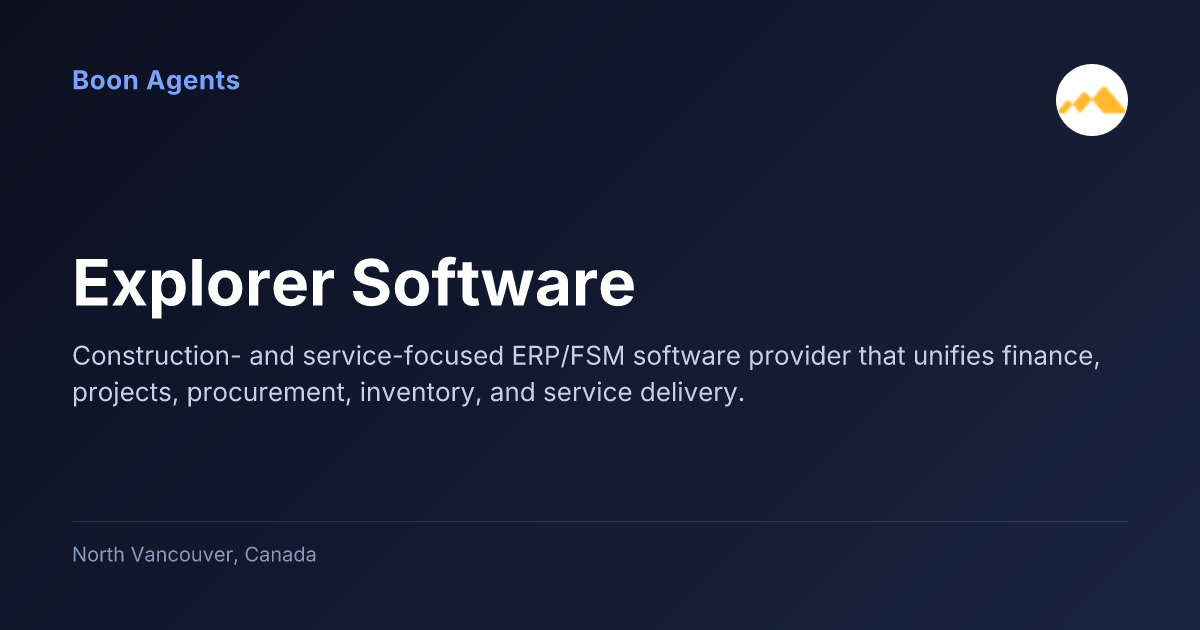 Explorer Software — company overview