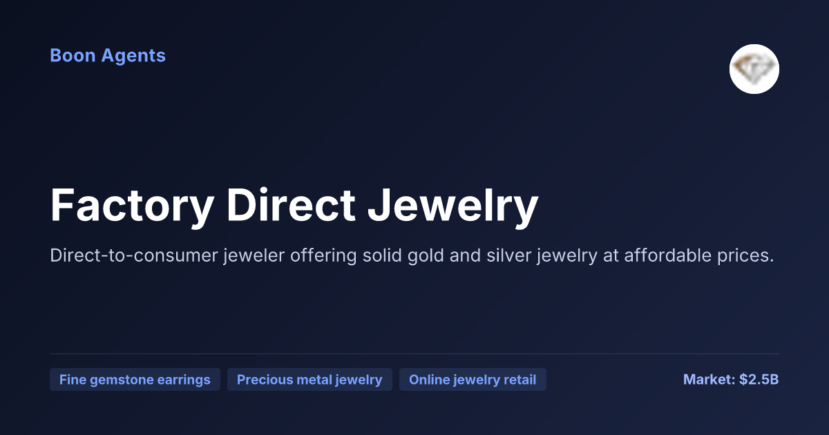 Factory Direct Jewelry — company overview