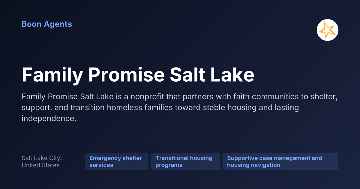 Family Promise Salt Lake — company overview