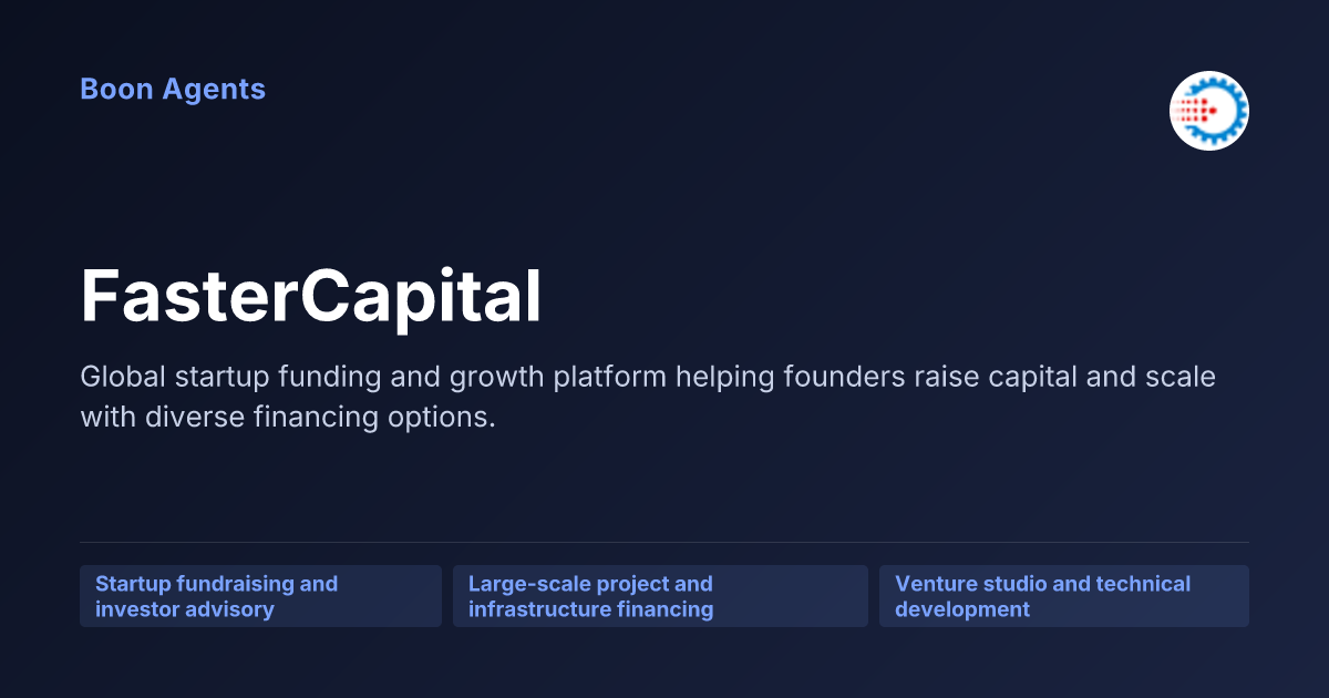 FasterCapital — company overview