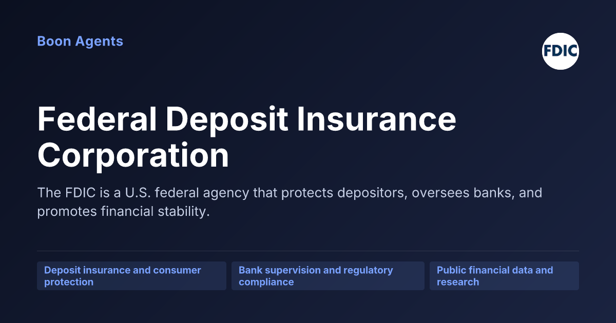 Federal Deposit Insurance Corporation — company overview