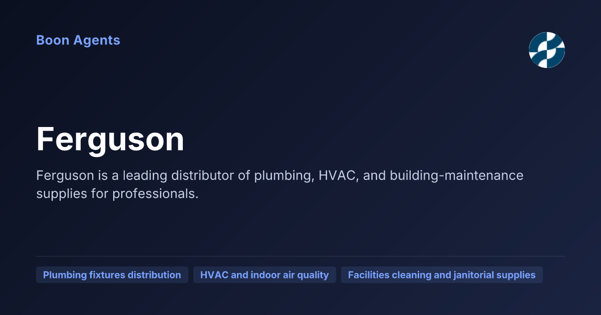 Ferguson — company overview