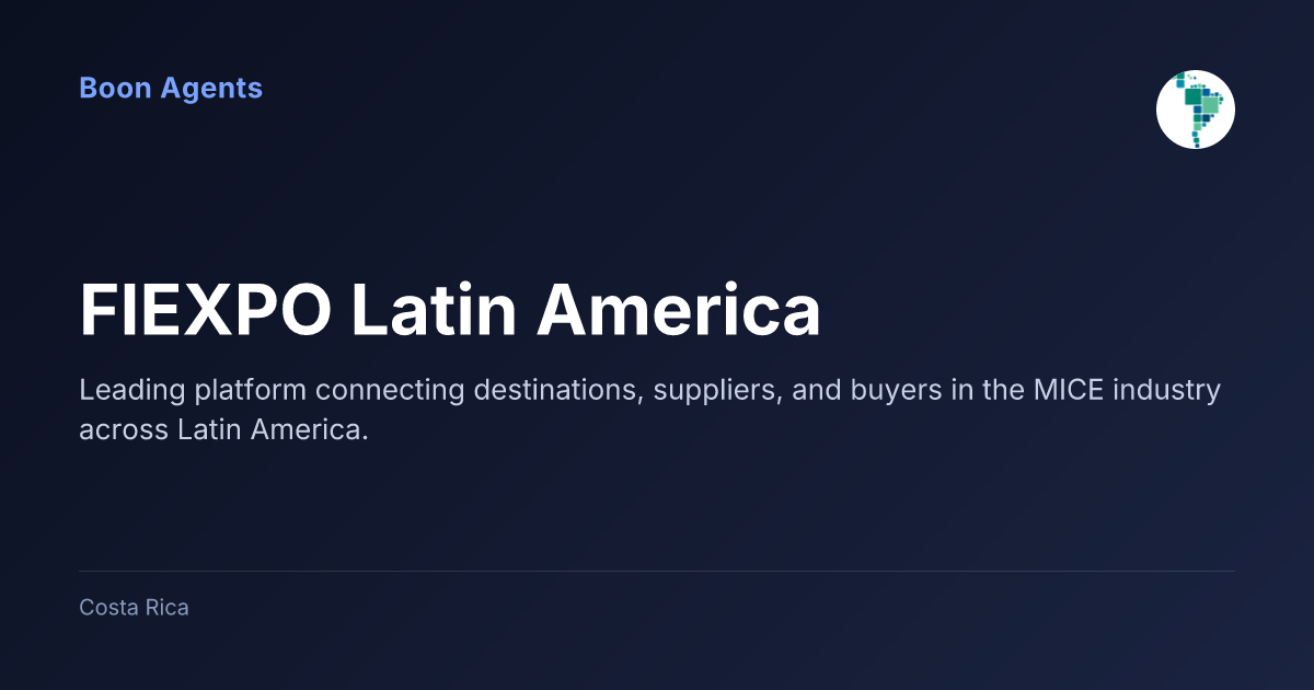FIEXPO Latin America — company overview