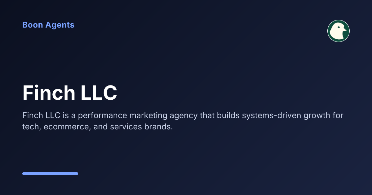 Finch LLC — company overview