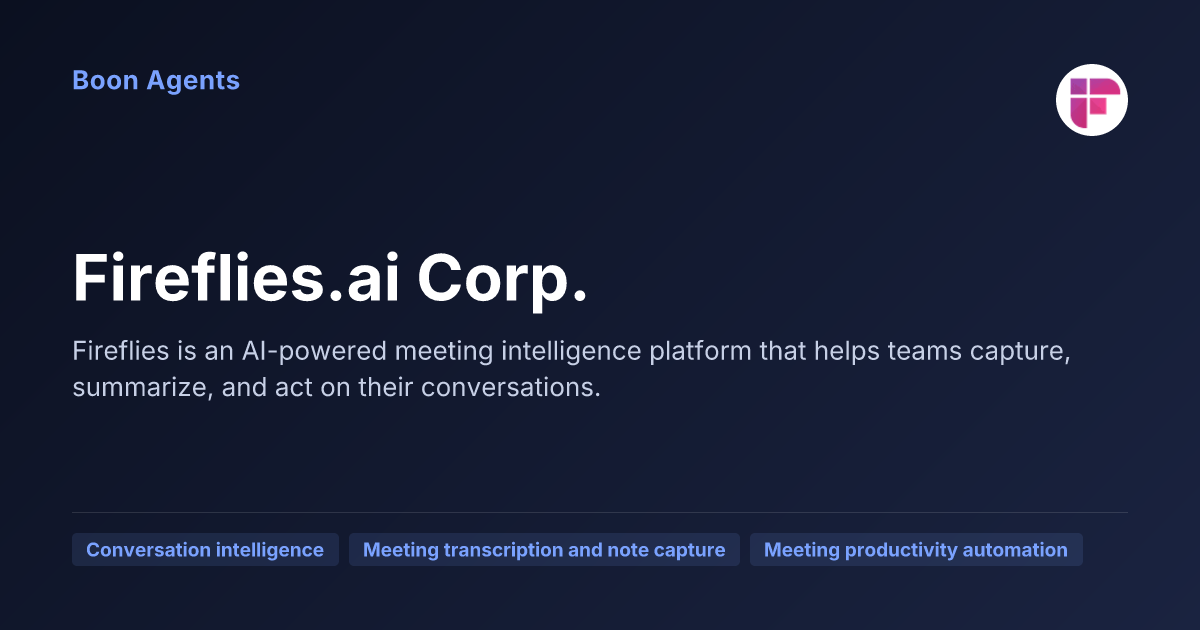 Fireflies.ai Corp. — company overview