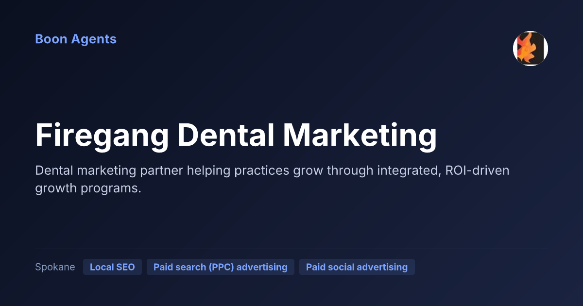 Firegang Dental Marketing — company overview