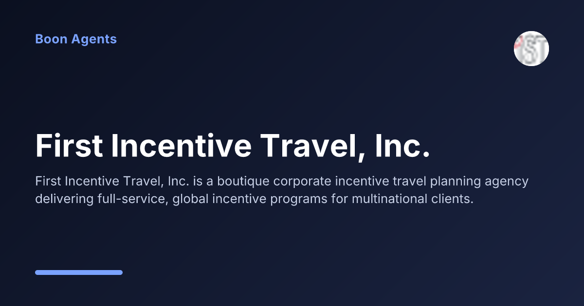 First Incentive Travel, Inc. — company overview