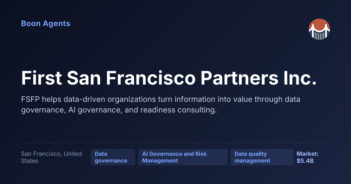 First San Francisco Partners Inc. — company overview