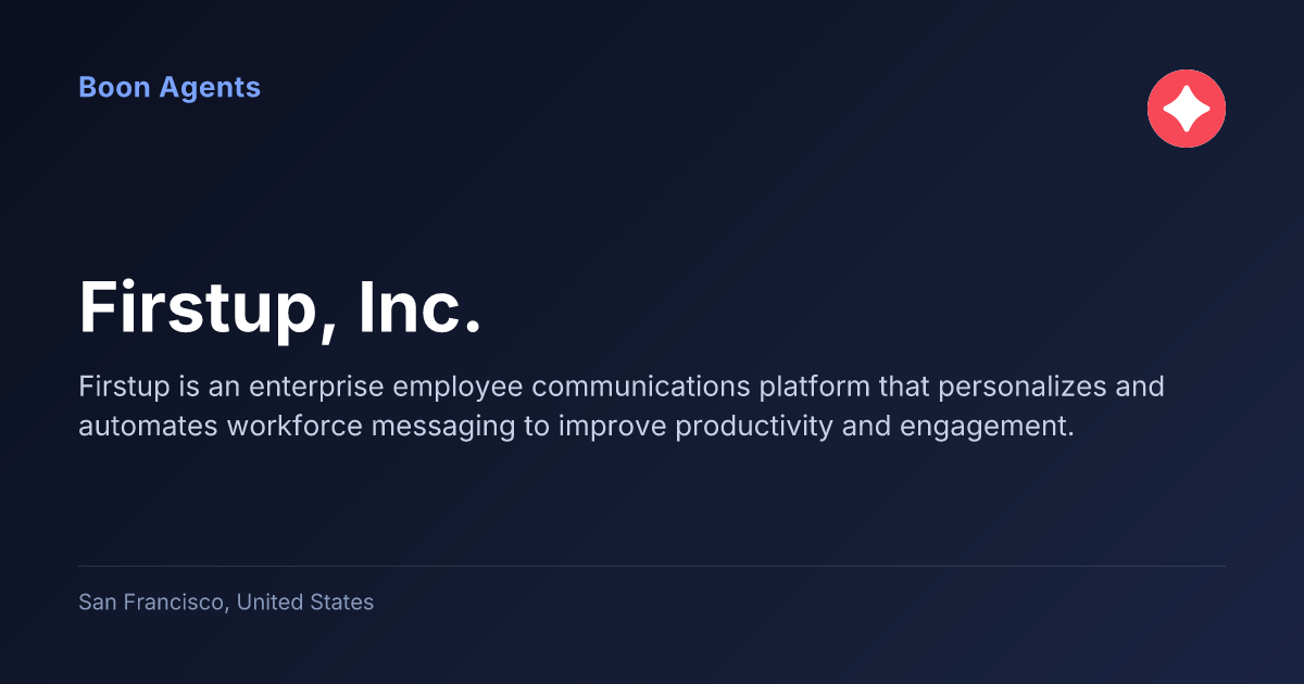 Firstup, Inc. — company overview